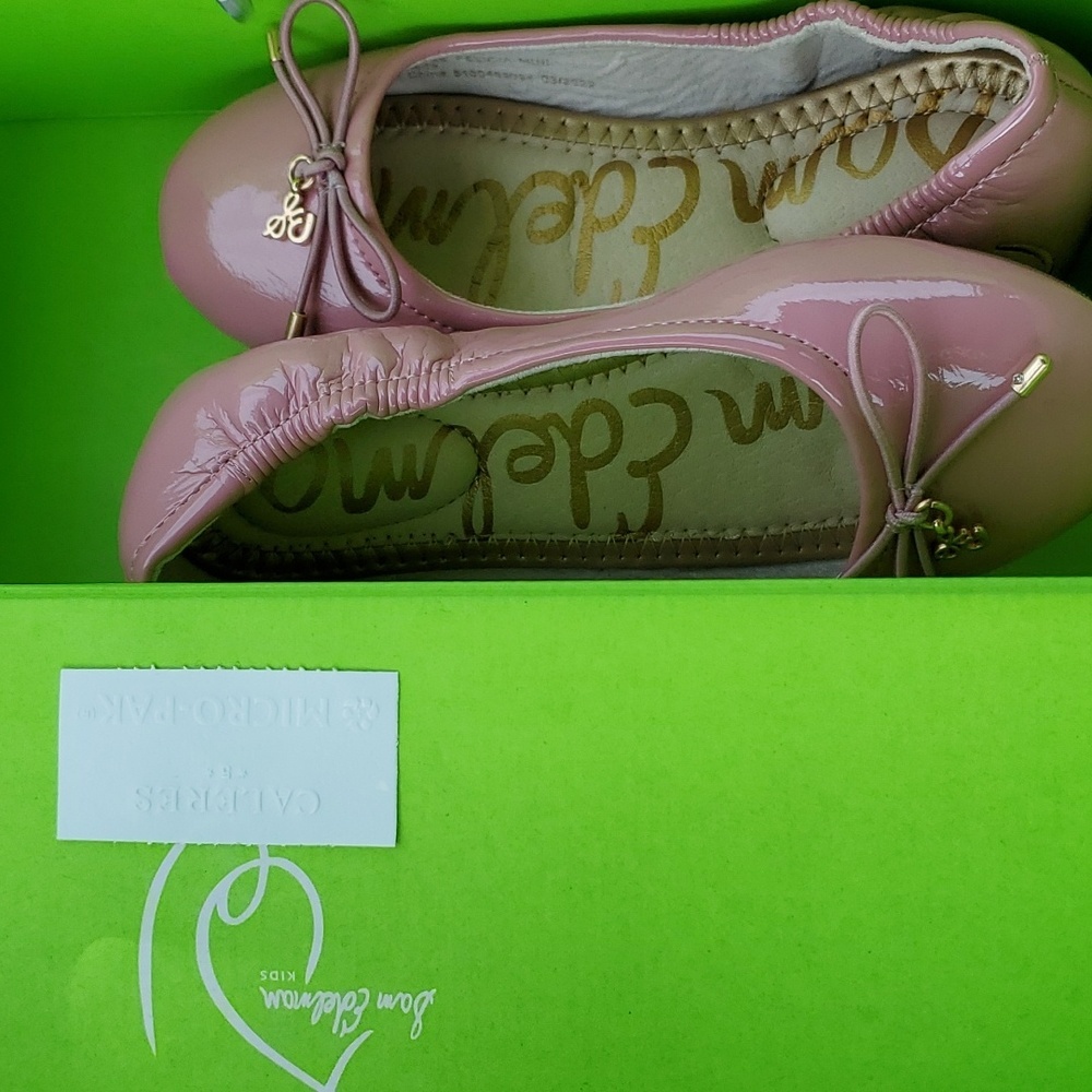 Sam Ederman Mini Felicia Mauvepat Ballet Flats Size 11 - Picture 4 of 5